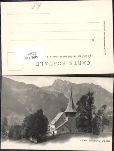 136583,Rossinieres Rossiniere Kirche Kt Waadt