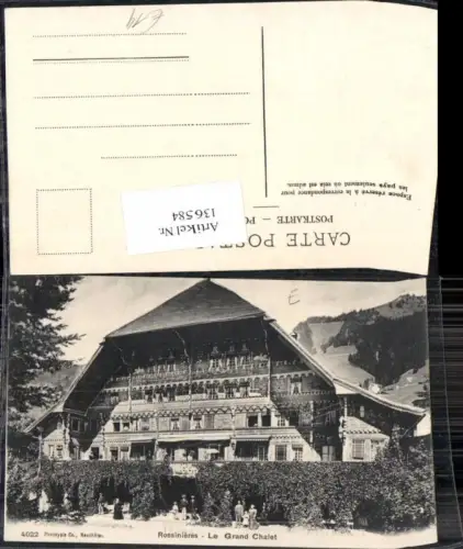 136584,Rossinieres Rossiniere Le Grand Chalet Leute Kt Waadt
