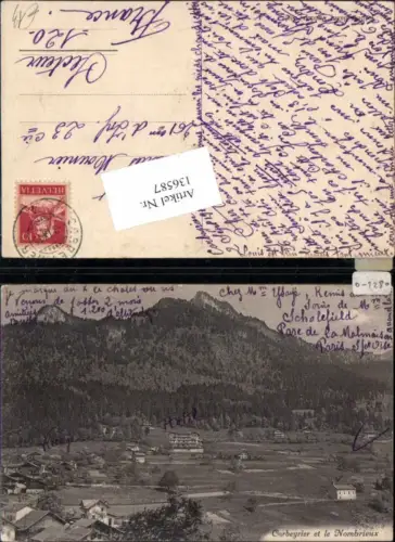 136587,Corbeyrier et le Nombrieux Seltene Partie 1904 Kt Waadt