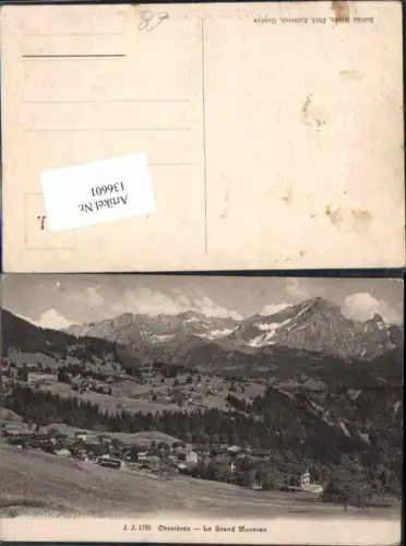 136601,Chesieres Villars Le Grand Muveran Kt Waadt