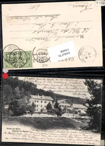 136606,Gimel les Bains Pension du Signal Kt Waadt