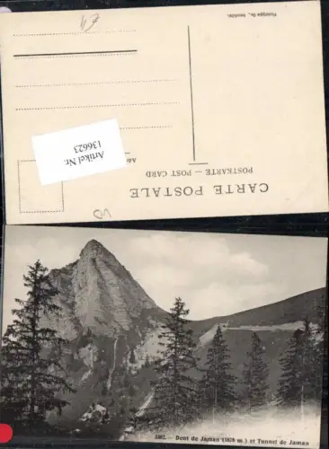 136623,Dent du Jaman Tunnel de Jaman Kt Waadt