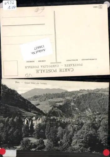 136627,Bex Grand Hotel des Salines Kt Waadt