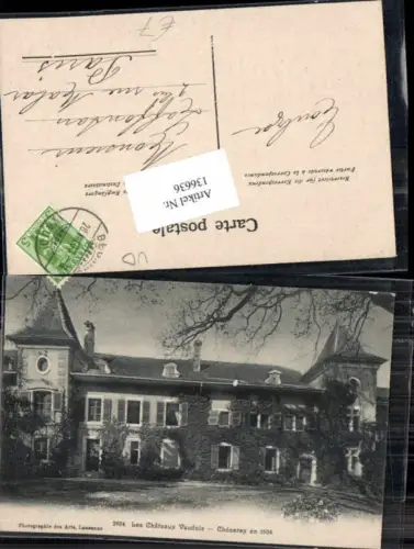 136636,Les Chateaux Vaudois Cheserex 1904 Kt Waadt