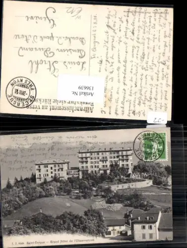 136639,Saint Cergue Grand Hotel Observatoire Kt Waadt Cergues