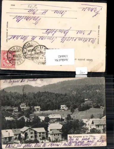 136642,Saint Cergue et les Villas Kt Waadt Cergues