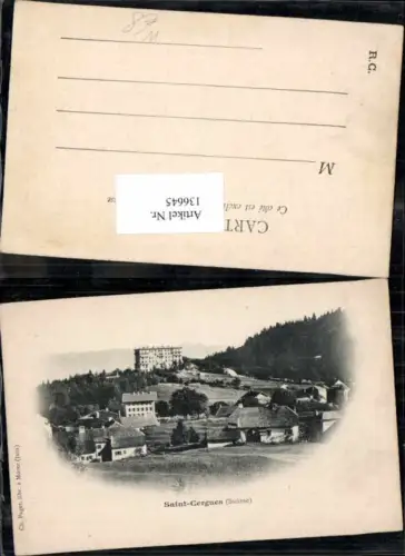 136645,Saint Cergues um 1905 Kt Waadt Cergue
