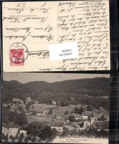 136650,Saint Cergues Cergue et les Villas Kt Waadt