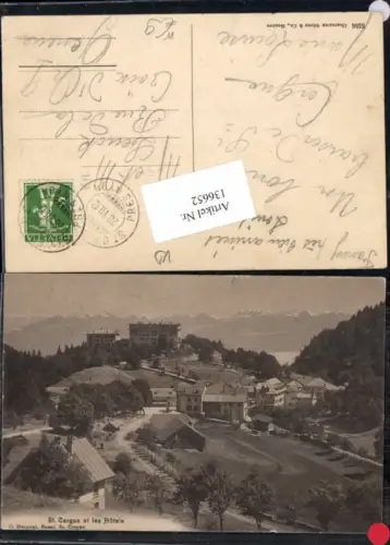 136652,Saint Cergues Cergue et les Hotels Kt Waadt
