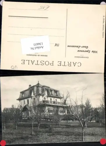 136653,Villa Speranza Cour Lausanne Kt Waadt Montriond