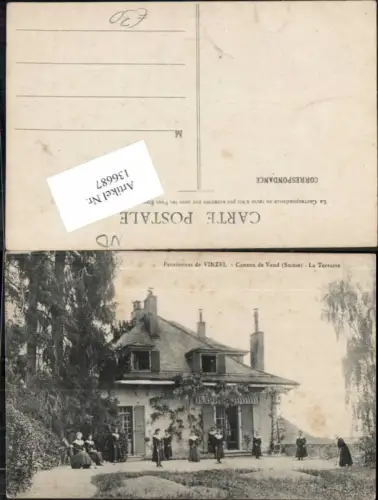 136687,Pensionat de Vinzel canton de Vaud La Terrasse Nyon Kt Waadt