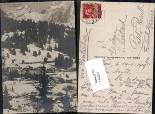 136692,Villars Chesieres Teilansicht Kt Waadt