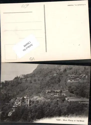 136698,Mont Fleury et Val Mont 1905 Kt Waadt Glion