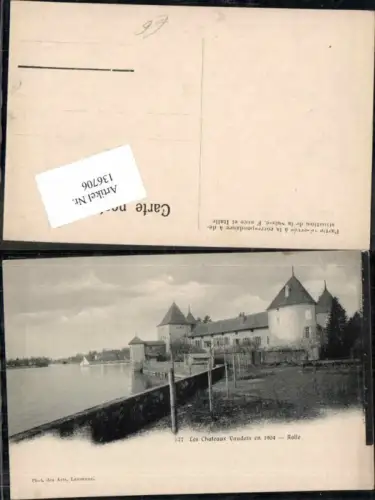 136706,Les Chateaux Vaudois en 1904 Rolle Kt Waadt