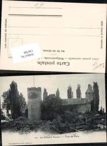 136708,Les Chateaux Vaudois Tour de Peilz Kt Waadt