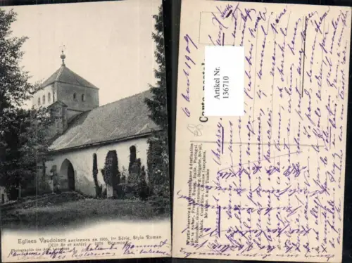 136710,Eglise Vaudoises Bonmont Kt Waadt