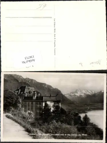 136713,Valmont Villeneuve et les Dents du Midi Kt Waadt