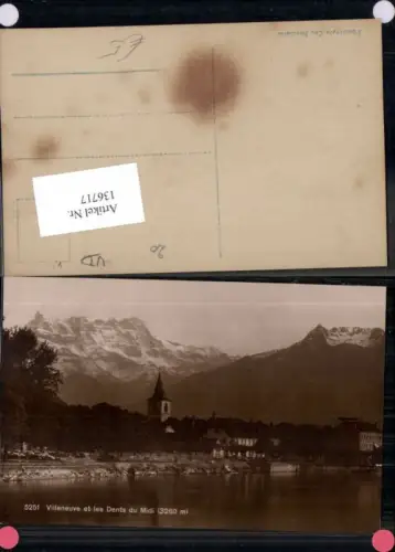136717,Villeneuve et les Dents du Midi Kt Waadt