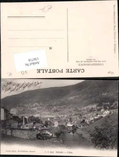 136718,Vallorbe Orbe Teilansicht Kt Waadt