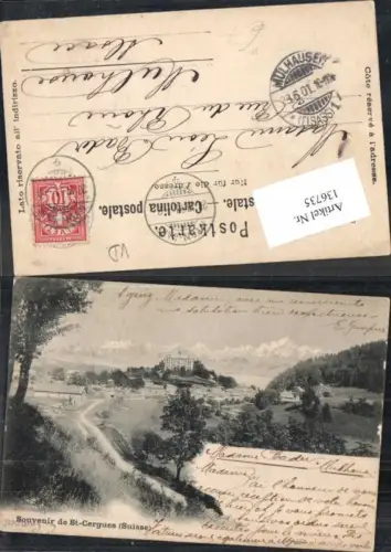 136735,Souvenir de Saint Cergue Cergues Kt Waadt