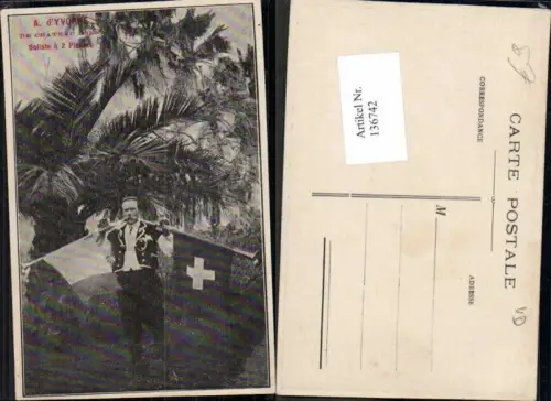 136742,Yvorne de Chateau d Oex Blasmusiker Musiker Trompete Kt Waadt