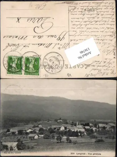 136746,Longirod Vue generale Totale Tolle Ortsansicht Kt Waadt