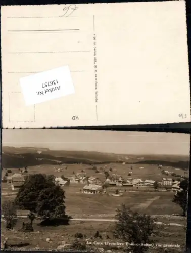 136757,La Cure Frontiere Franco Suisse Kt Waadt Saint Cergue