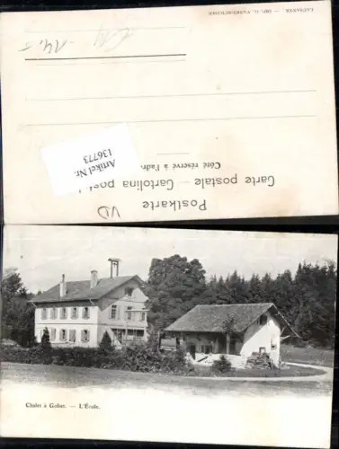 136773,Chalet a Gobet Ecole bei Lausanne Seltene Partie Kt Waadt