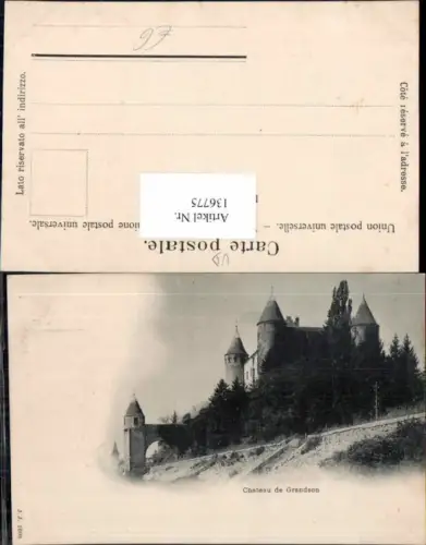 136775,Chateau de Grandson Kt Waadt