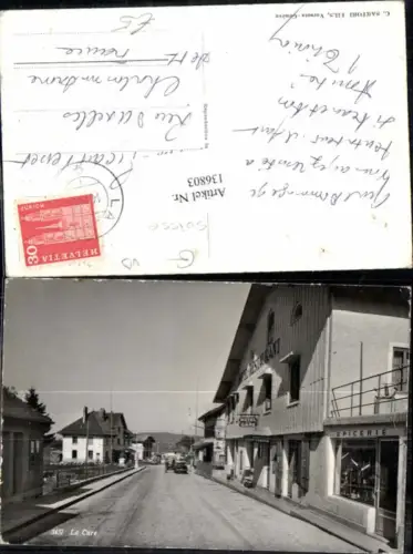 136803,La Cure Hotel gare Strassenansicht Kt Waadt
