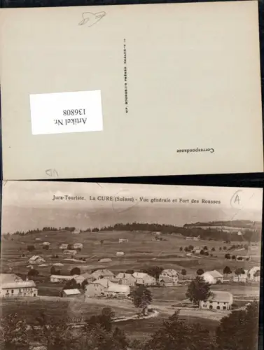 136808,Jura Touriste La Cure Totale et Fort des Rousses Kt Waadt