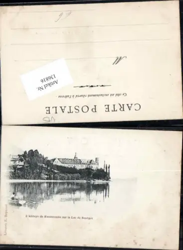 136816,Abbaye de Hautecombe sur Lac du Bourget Kt Waadt