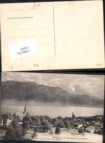 136821,Chexbres et les Montagnes de la Savoie Kt Waadt