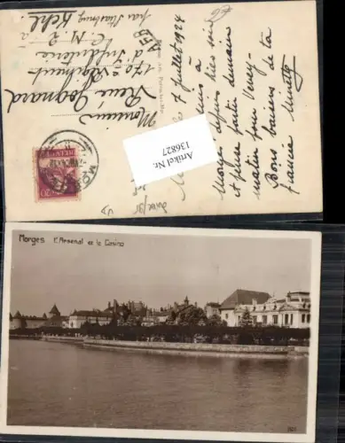 136827,Morges Arsenal et le Casino Hafen Kt Waadt