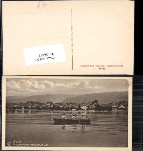 136847,Rolle Boot am See Kt Waadt