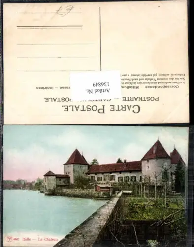 136849,Rolle Le Chateau 1900 Kt Waadt