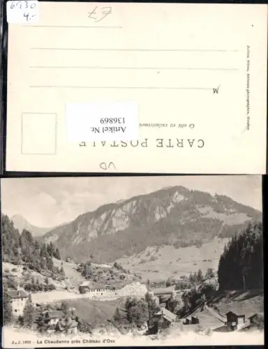 136869,La Chaudanne pres Chateau d Oex 1900 Kt Waadt