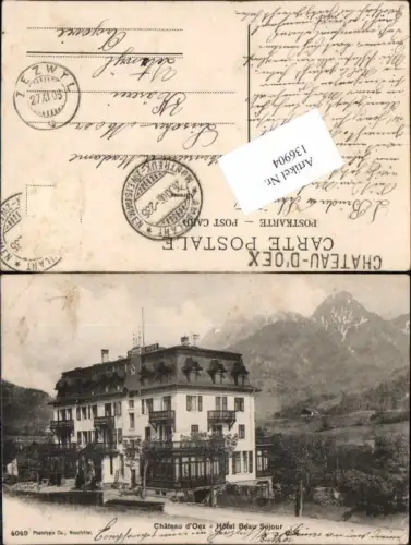 136904,Chateau d Oex Hotel Beau Sejour Chateau-dx Kt Waadt