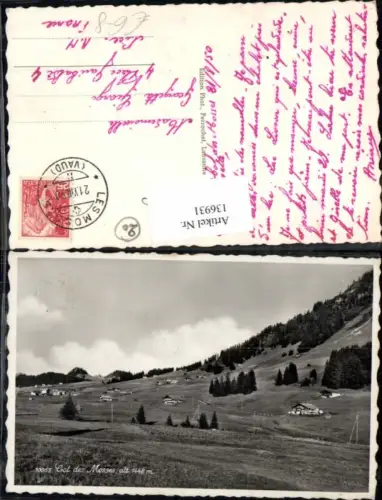 136931,Col des Mosses 1950 Aigle Chateau d Oex Kt Waadt
