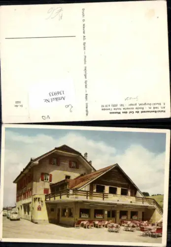 136933,Hotel Restaurant du Col des Mosses Aigle Chateau d Oex Kt Waadt Vw Käfer