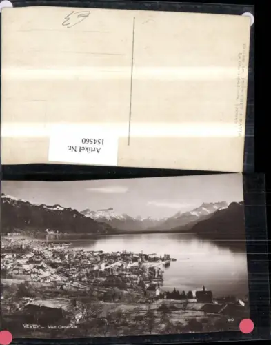 154560,Vevey Vue Generale Kt Waadt