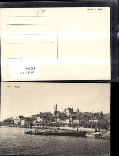 155264,Nyon Schiff Dampfer Kt Waadt