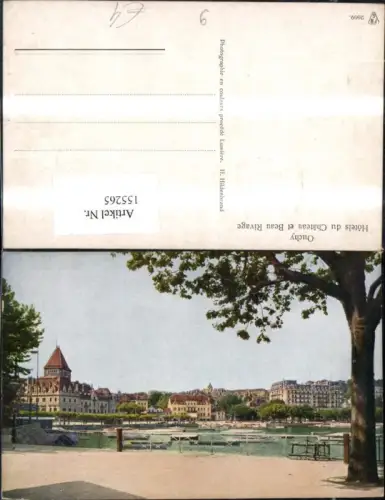 155265,Ouchy Hotels du Chateau et Beau Rivage Lausanne Kt Waadt