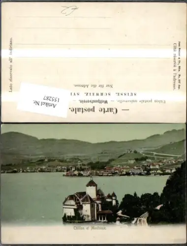 155287,Chillon et Montreux Kt Waadt