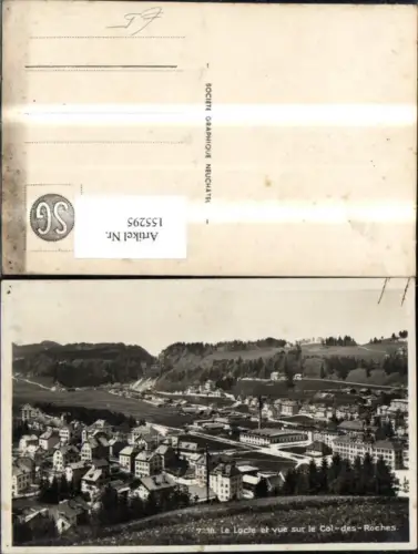 155295,Le Locle et vue sur le Col des Roches Kt Waadt