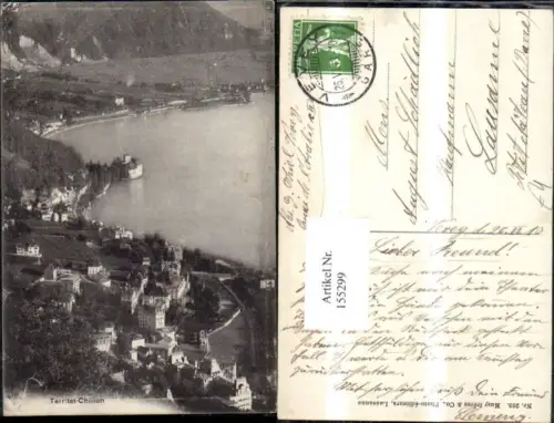 155299,Territet Chillon Montreux 1913 Kt Waadt