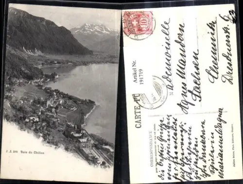 191719,Baie de Chillon Genfersee Kt Waadt