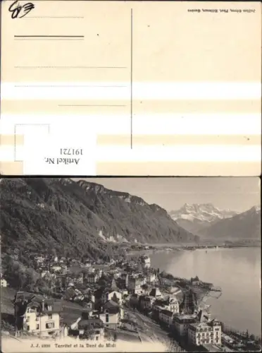 191721,Territet et la Dent du Midi Genfersee Kt Waadt