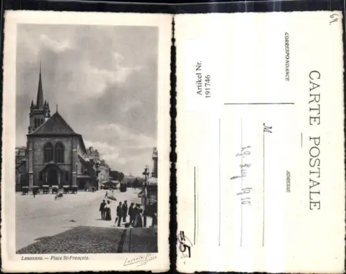 191746,Lausanne Place St Francois Kt Waadt