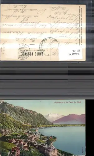 201106,Montreux et la Dent du Midi Teilansicht Kt Waadt